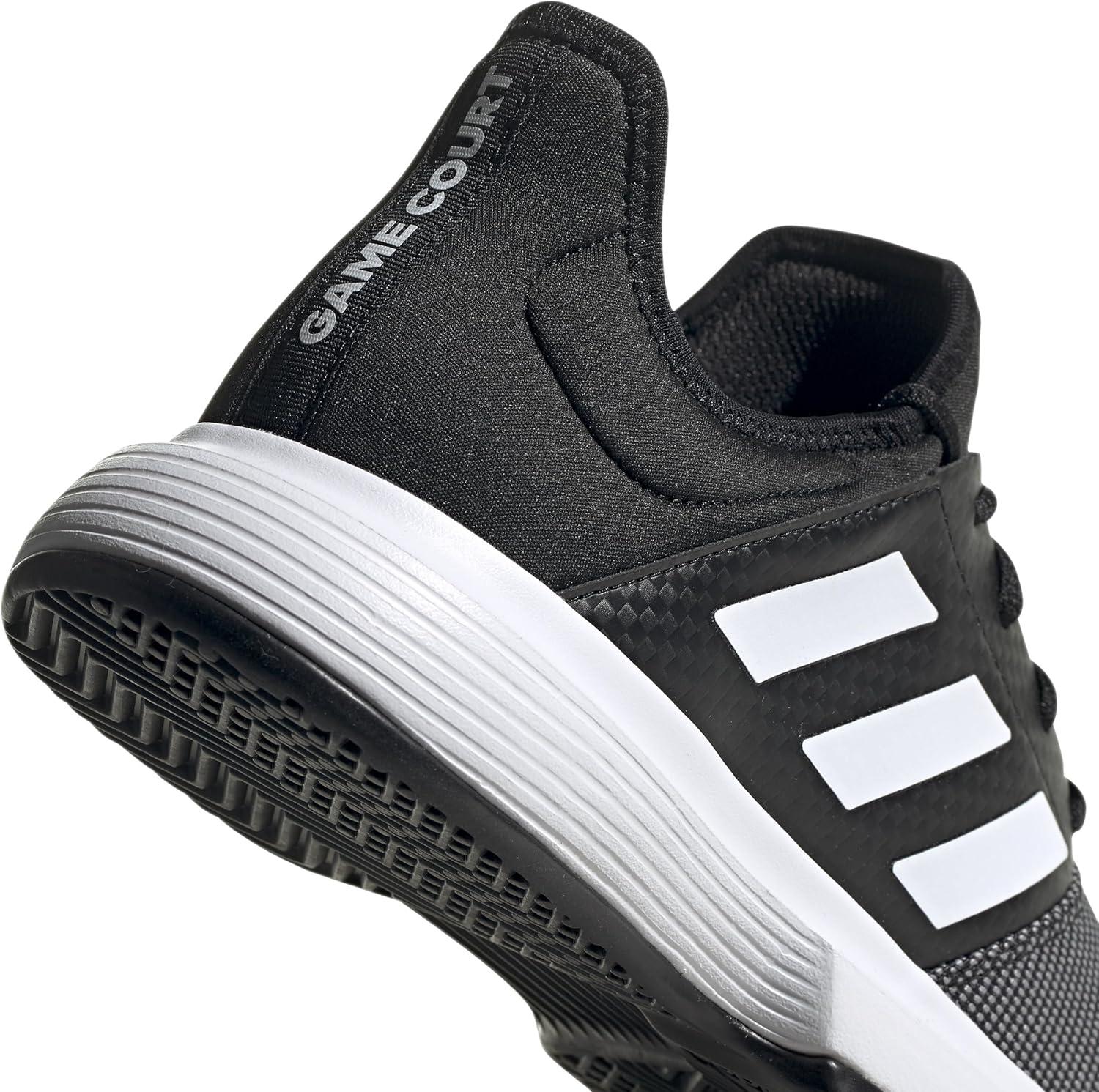 imageadidas Mens Gamecourt 2 Tennis ShoesCore Black Ftwr White Grey Six