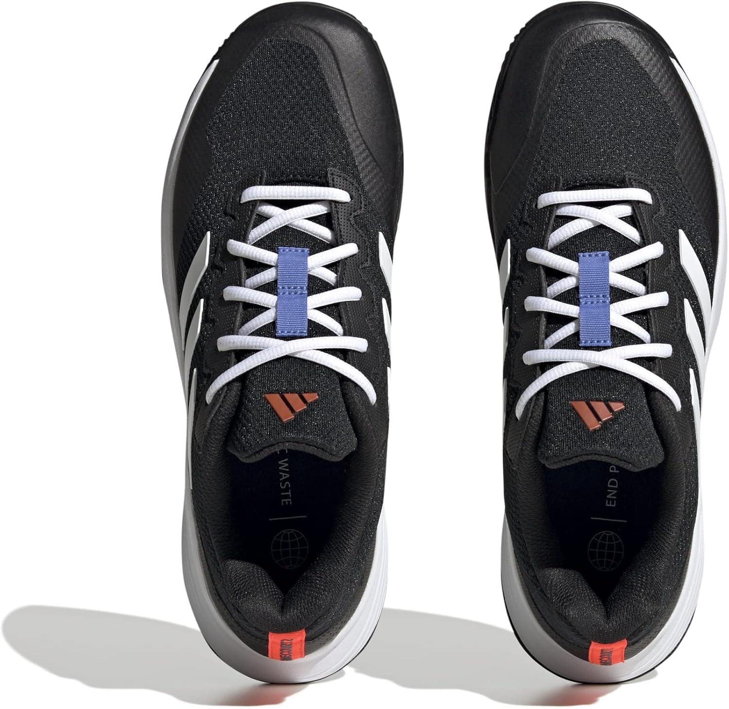 imageadidas Mens Gamecourt 2 Tennis ShoesCore Black Ftwr White Solar Red