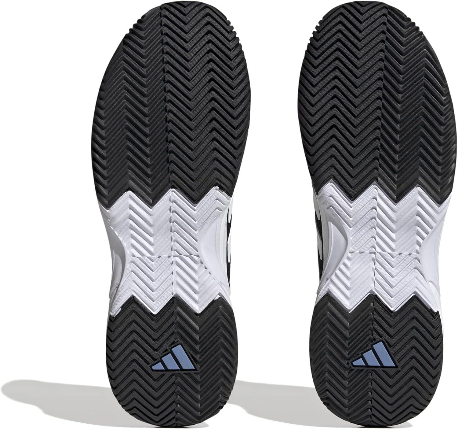 imageadidas Mens Gamecourt 2 Tennis ShoesCore Black Ftwr White Solar Red