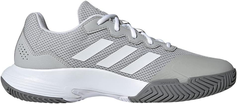 imageadidas Mens Gamecourt 2 Tennis ShoesGrey TwoWhiteGrey Three