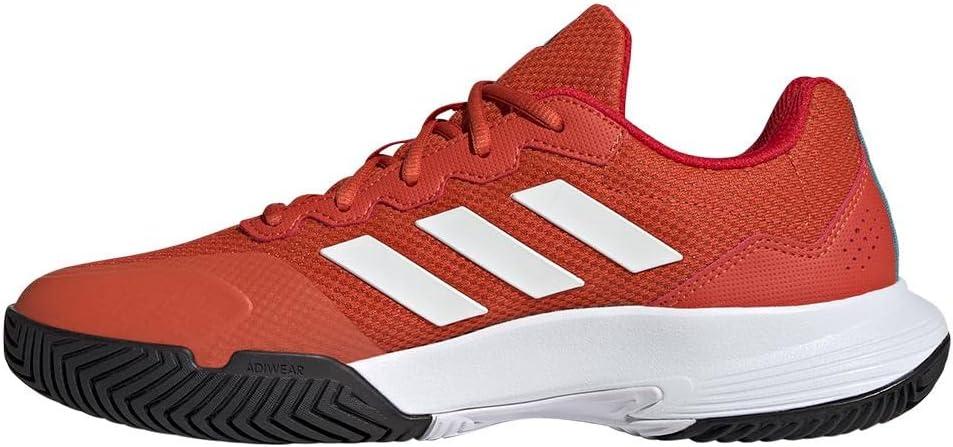 imageadidas Mens Gamecourt 2 Tennis ShoesPreloved RedWhitePreloved Blue