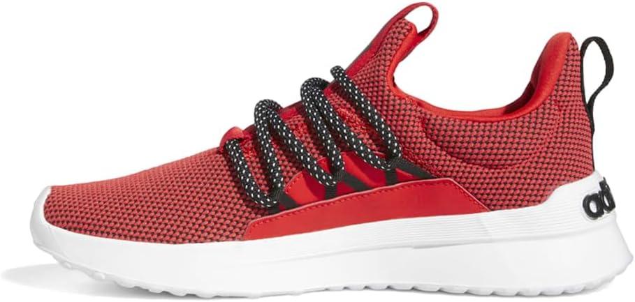 imageadidas Mens Lite Racer Adapt 50 Running ShoeTeam Victory RedBlackWhite