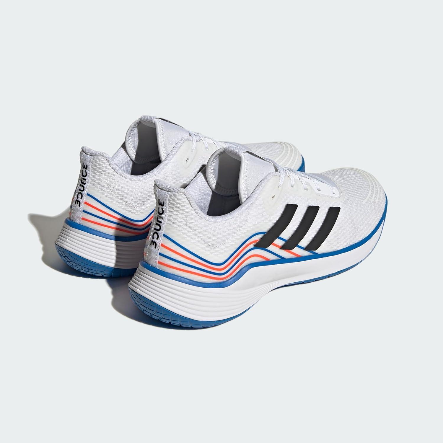 imageadidas Mens Novaflight Volleyball SneakersCloud White Core Black Bright Royal