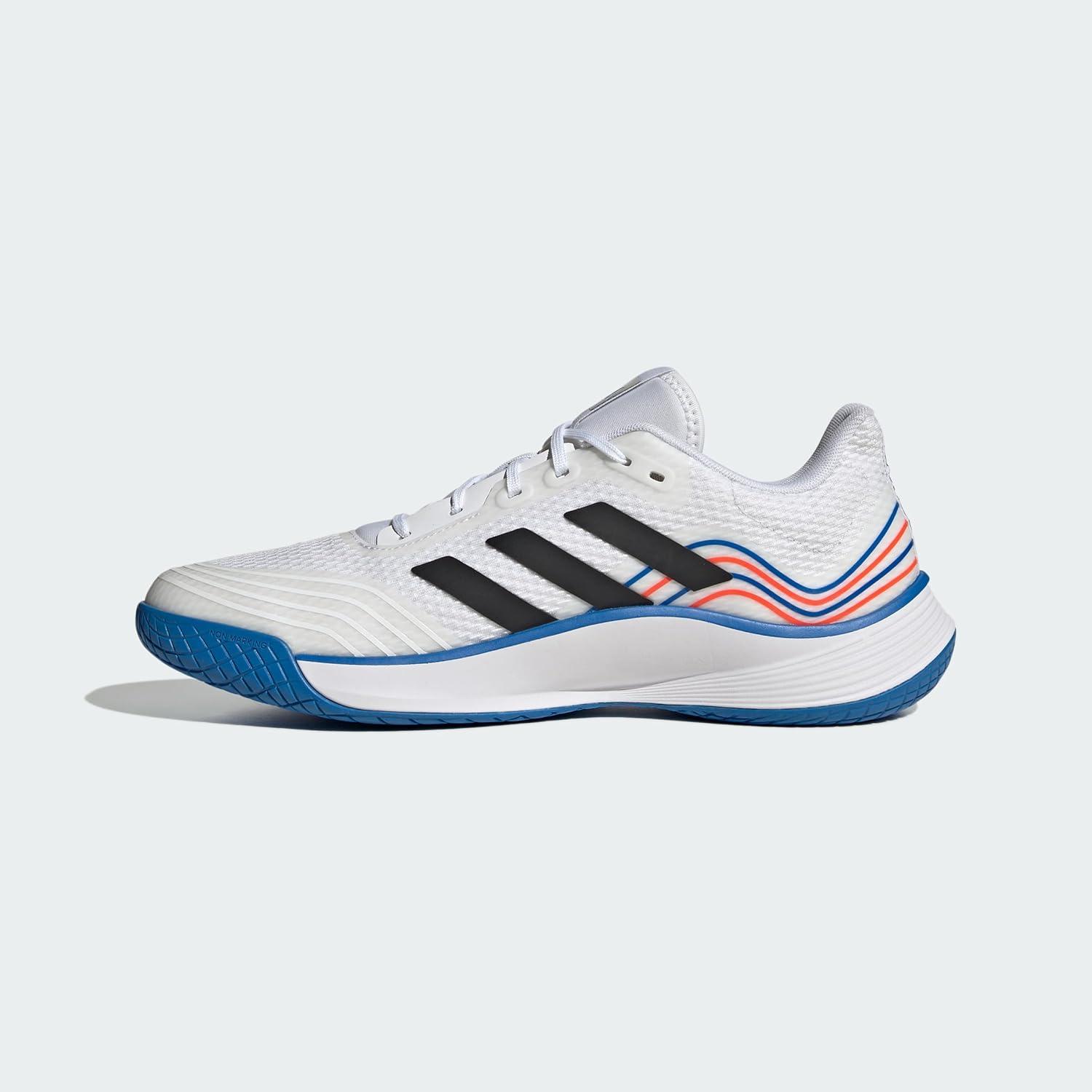 imageadidas Mens Novaflight Volleyball SneakersCloud White Core Black Bright Royal