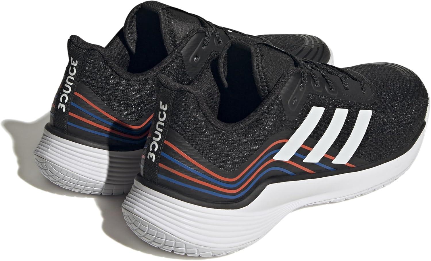 imageadidas Mens Novaflight Volleyball SneakersCore Black Cloud White Solar Red