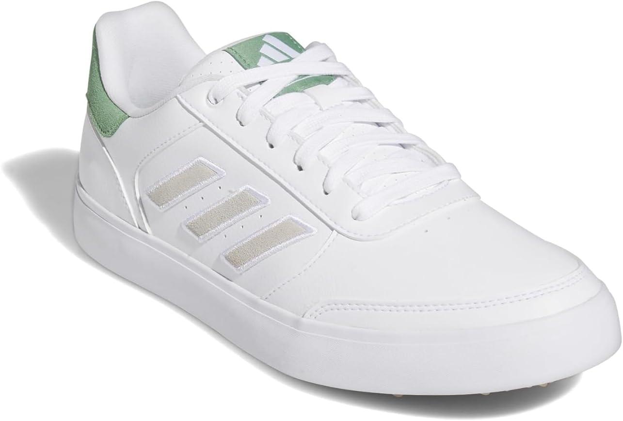 imageadidas Mens Retrocross 24 Spikeless Golf ShoesFootwear WhitePreloved Green