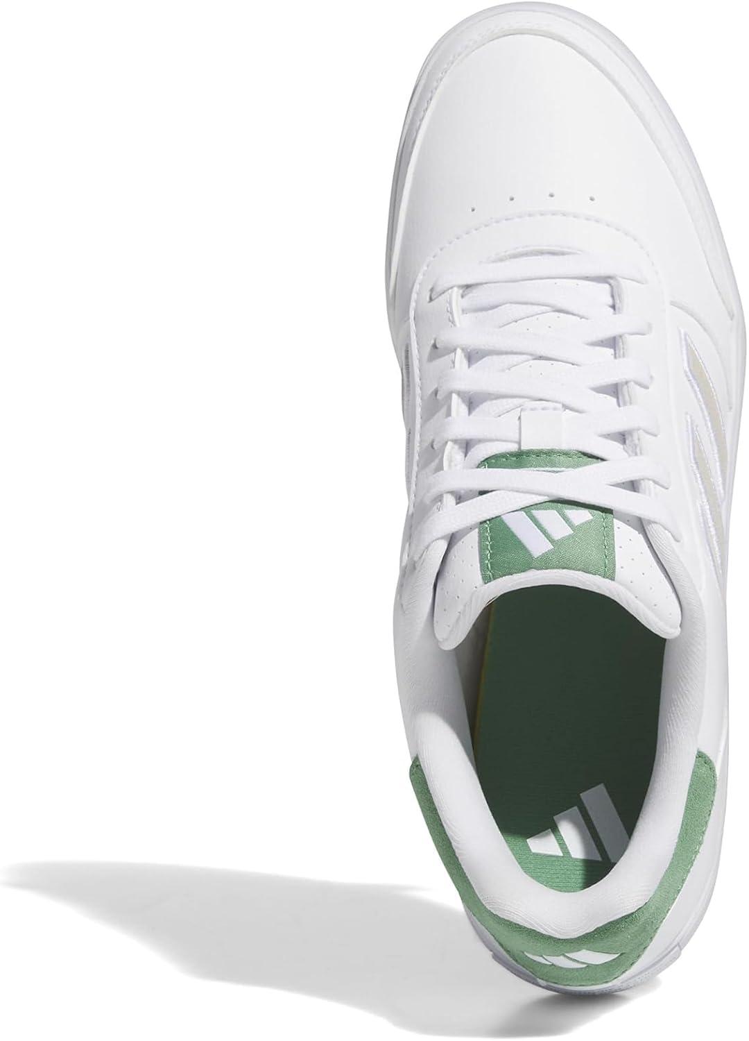 imageadidas Mens Retrocross 24 Spikeless Golf ShoesFootwear WhitePreloved Green