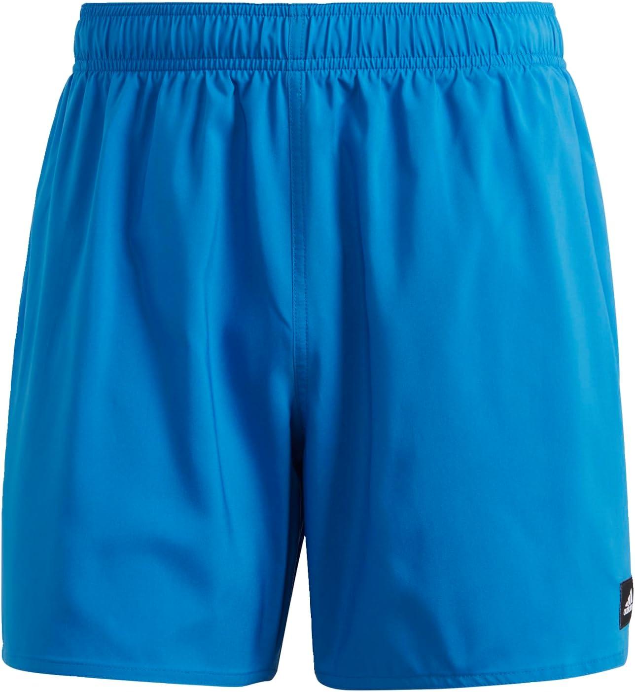 imageadidas Mens Solid Classics Short Length Swim ShortsBright RoyalLucid Lemon