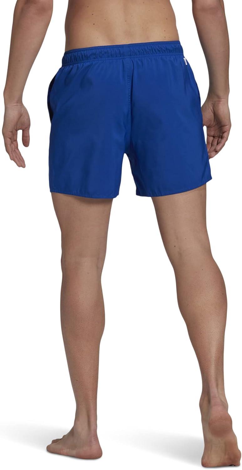 imageadidas Mens Standard Length Solid Swim ShortsTeam Royal Blue