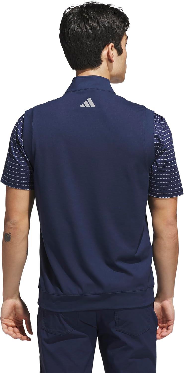 imageadidas Mens Ultimate365 Elevated QuarterZip VestCollegiate Navy