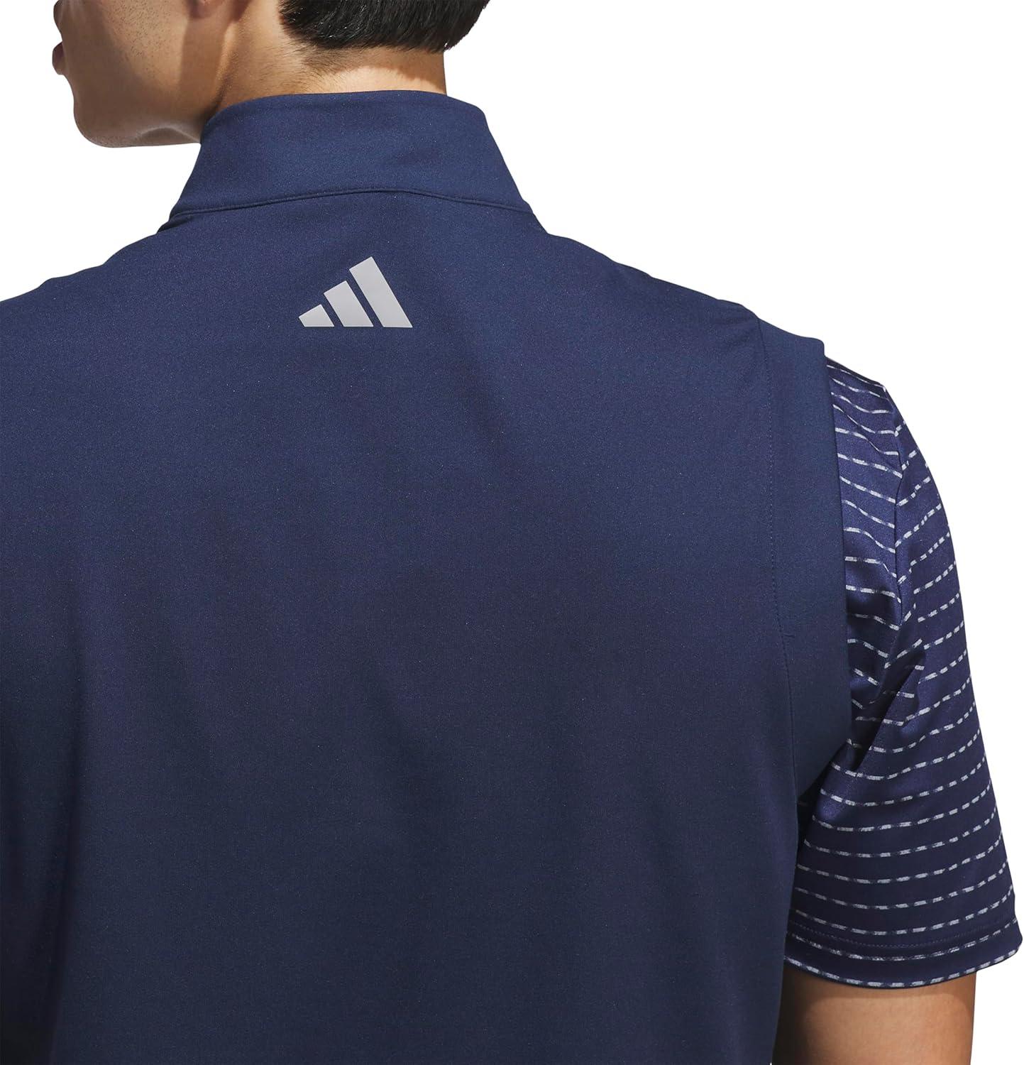 imageadidas Mens Ultimate365 Elevated QuarterZip VestCollegiate Navy