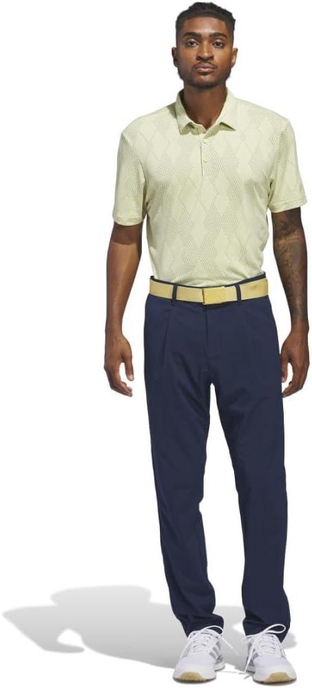 imageadidas Mens Ultimate365 Micro Texture Polo ShirtPowder Yellow S25