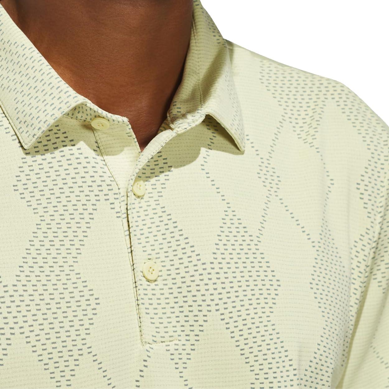 imageadidas Mens Ultimate365 Micro Texture Polo ShirtPowder Yellow S25