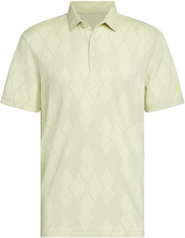 imageadidas Mens Ultimate365 Micro Texture Polo ShirtPowder Yellow S25