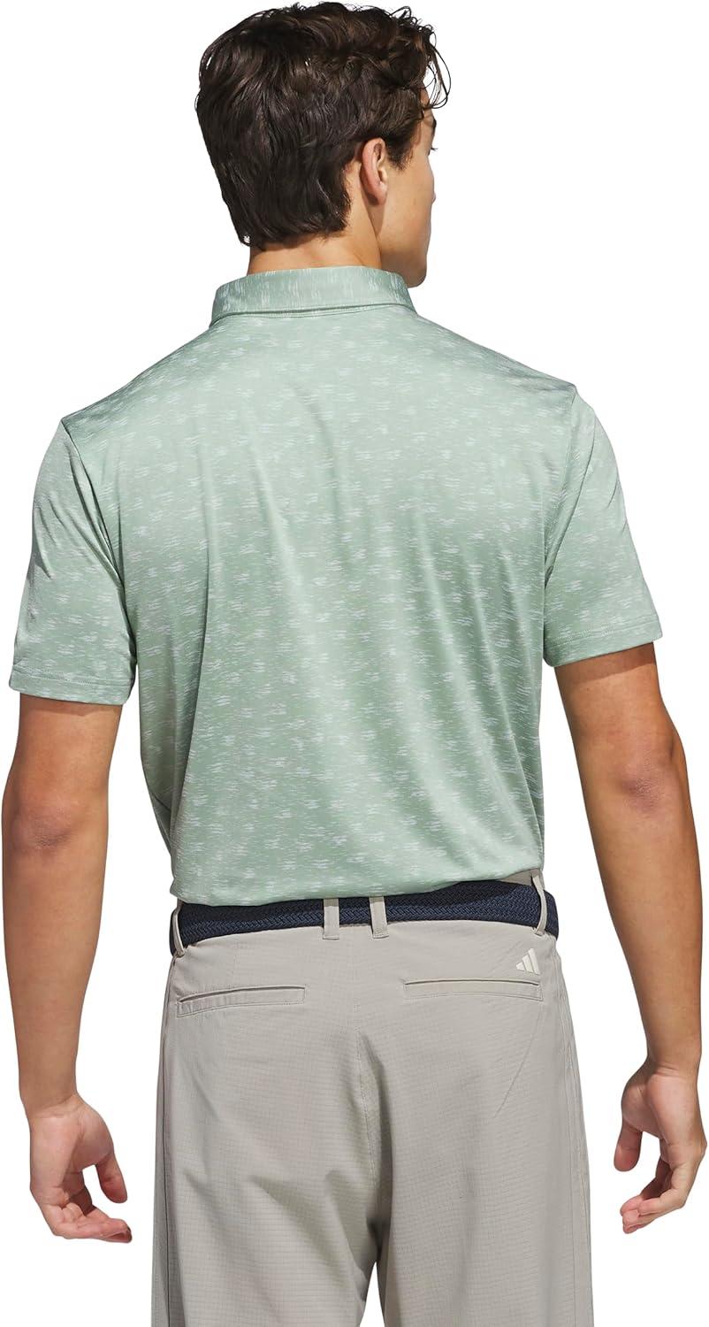 imageadidas Mens Ultimate365 Novelty Polo ShirtSilver Green 23