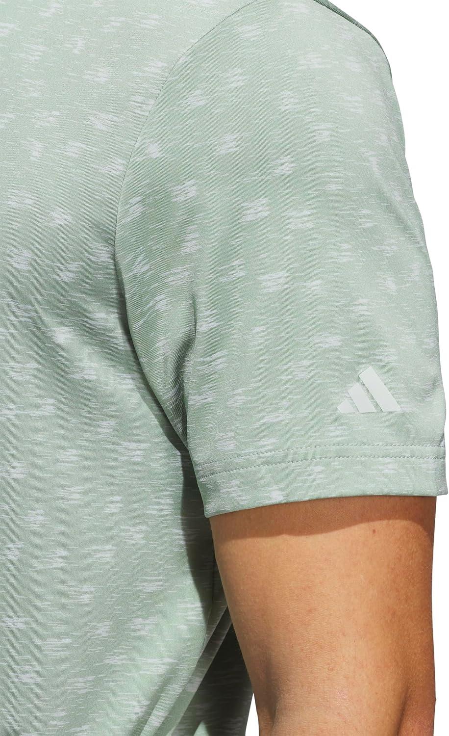 imageadidas Mens Ultimate365 Novelty Polo ShirtSilver Green 23