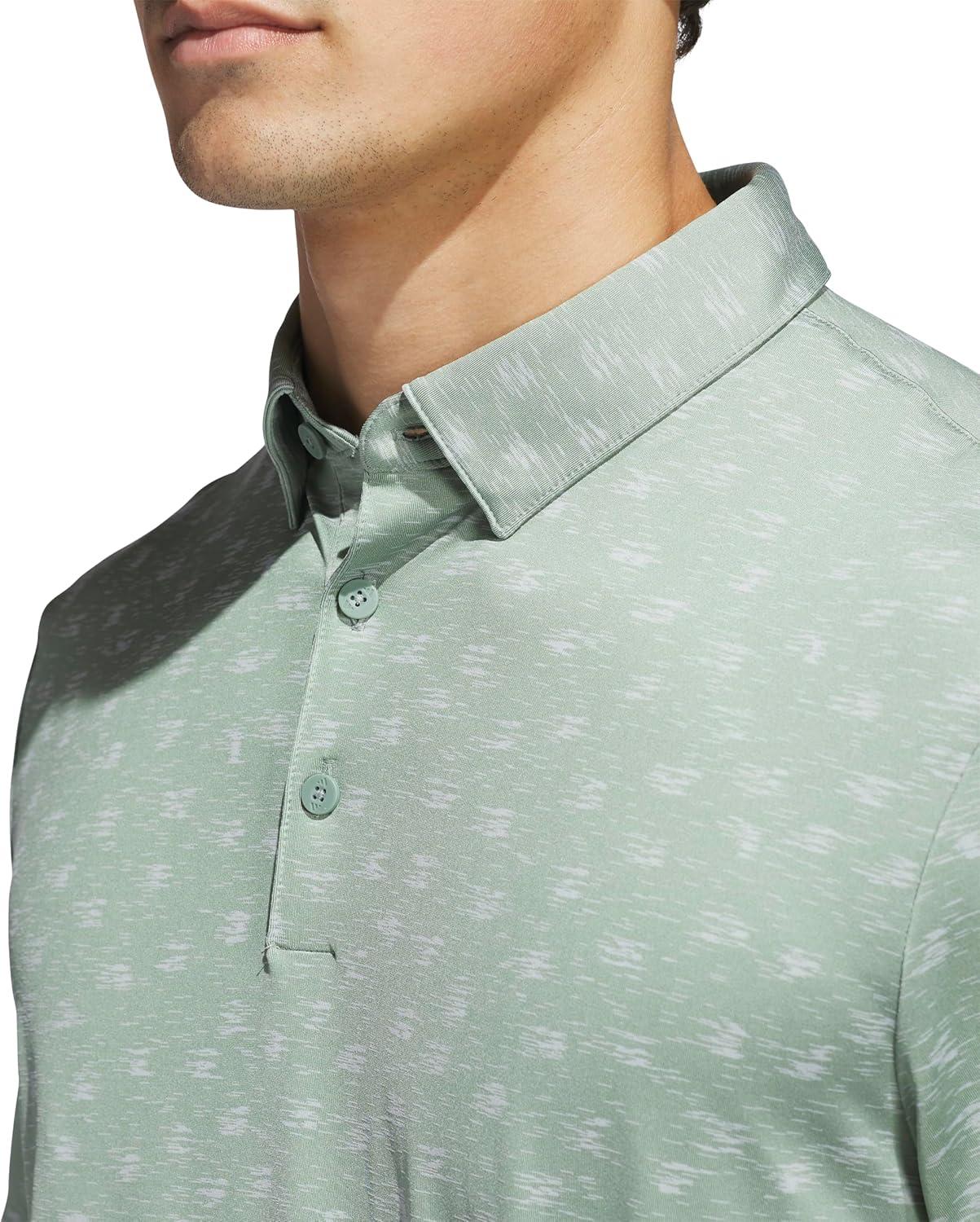 imageadidas Mens Ultimate365 Novelty Polo ShirtSilver Green 23