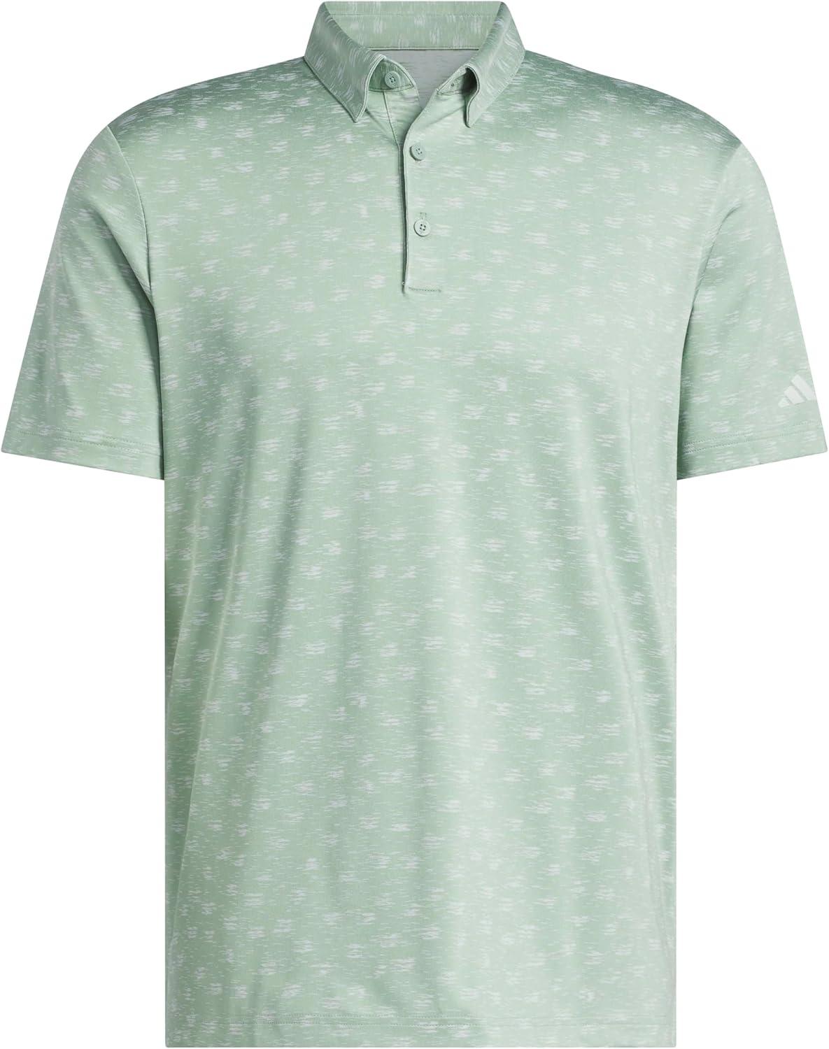 imageadidas Mens Ultimate365 Novelty Polo ShirtSilver Green 23