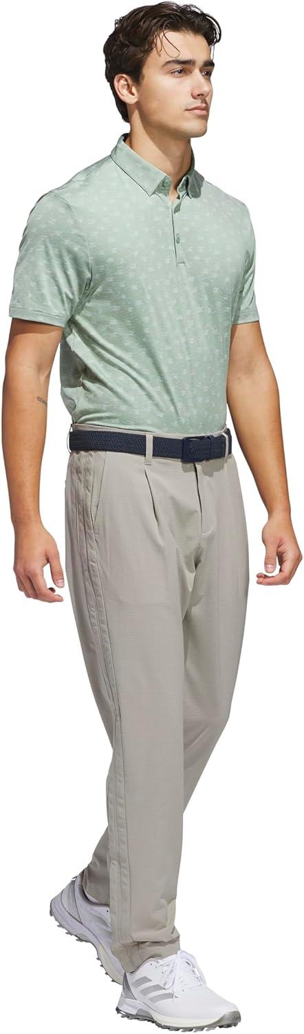 imageadidas Mens Ultimate365 Novelty Polo ShirtSilver Green 23