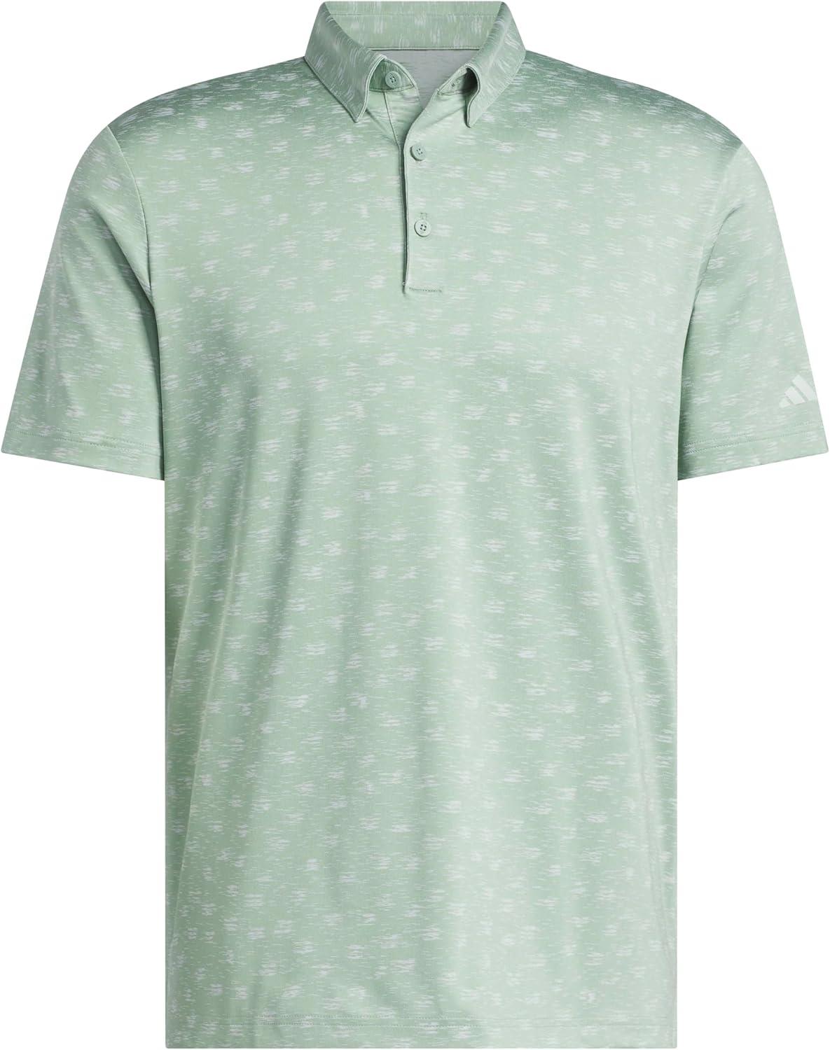 imageadidas Mens Ultimate365 Novelty Polo ShirtSilver Green 23