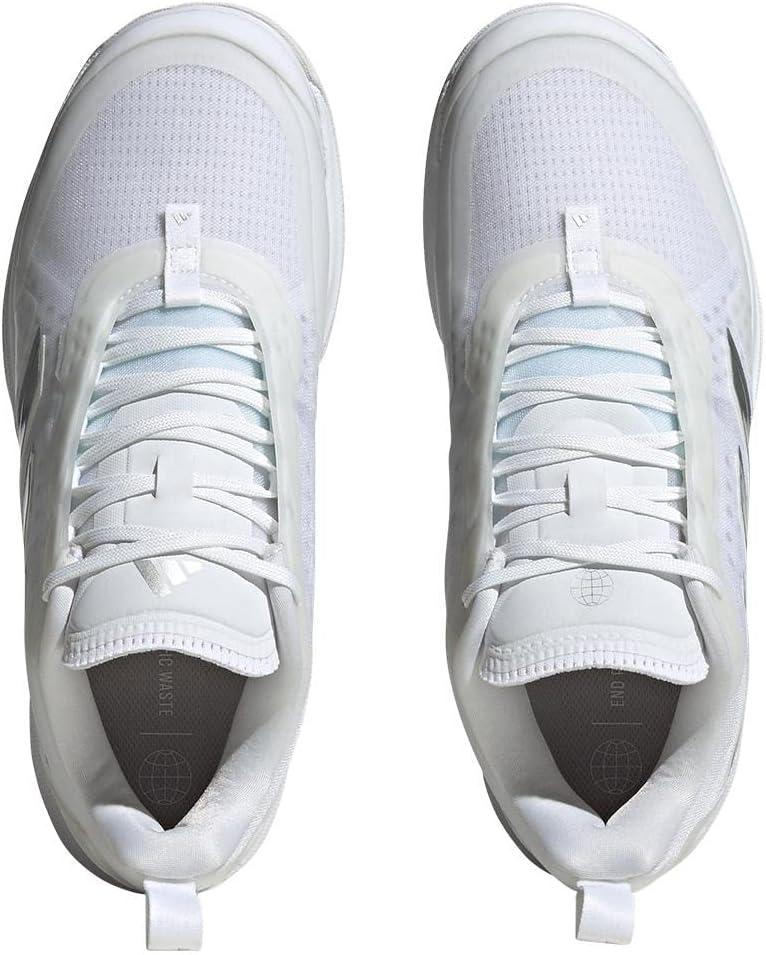 imageadidas Womens Avacourt Tennis ShoeWhiteSilver MetallicWhite
