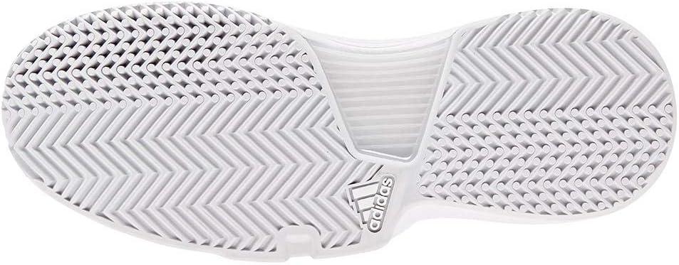 imageadidas Womens Courtjam Bounce Tennis ShoeWhiteWhiteMatte Silver