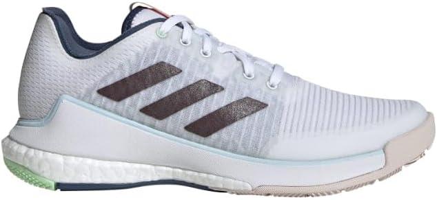 imageadidas Womens Crazyflight Mid ShoesWhiteAurora MetallicBright Red