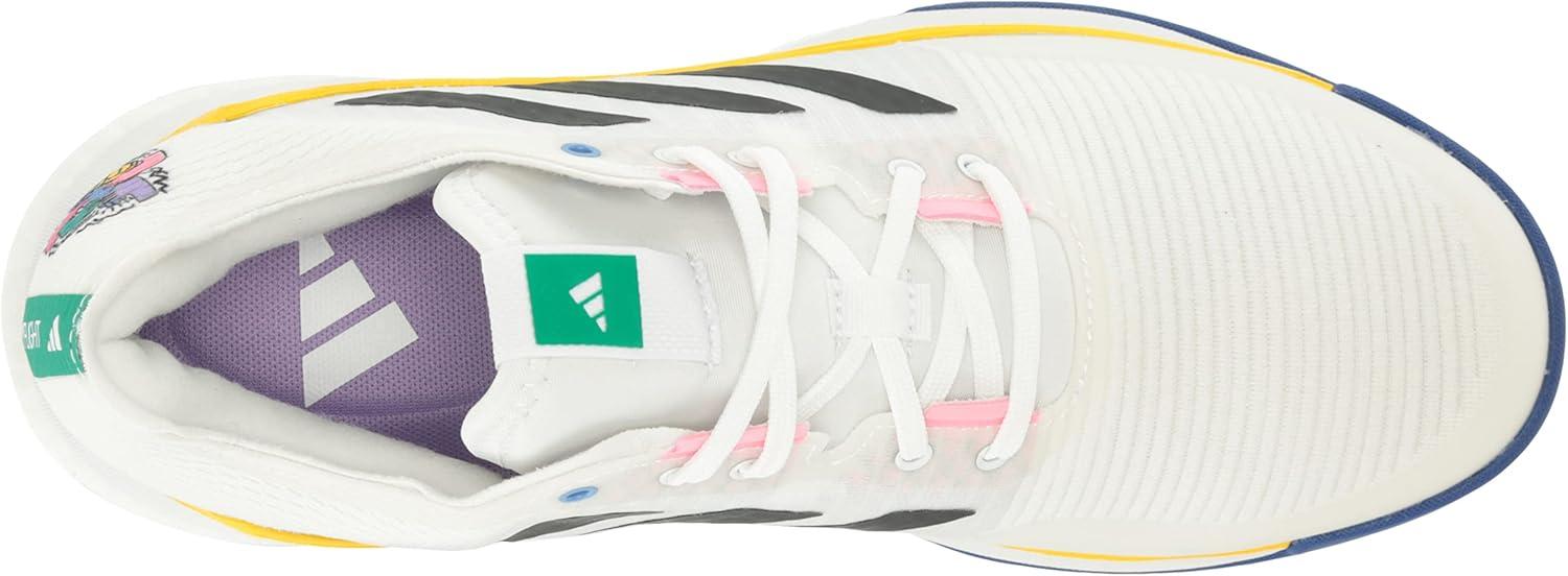 imageadidas Womens Crazyflight Mid ShoesWhiteCore BlackCore Black