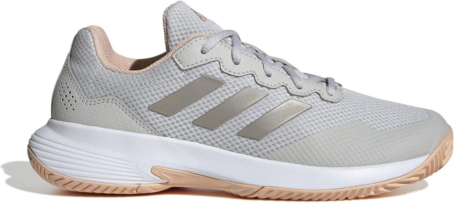 imageadidas Womens Gamecourt 2 WSneakerGrey One Cyber Met Powder Coral