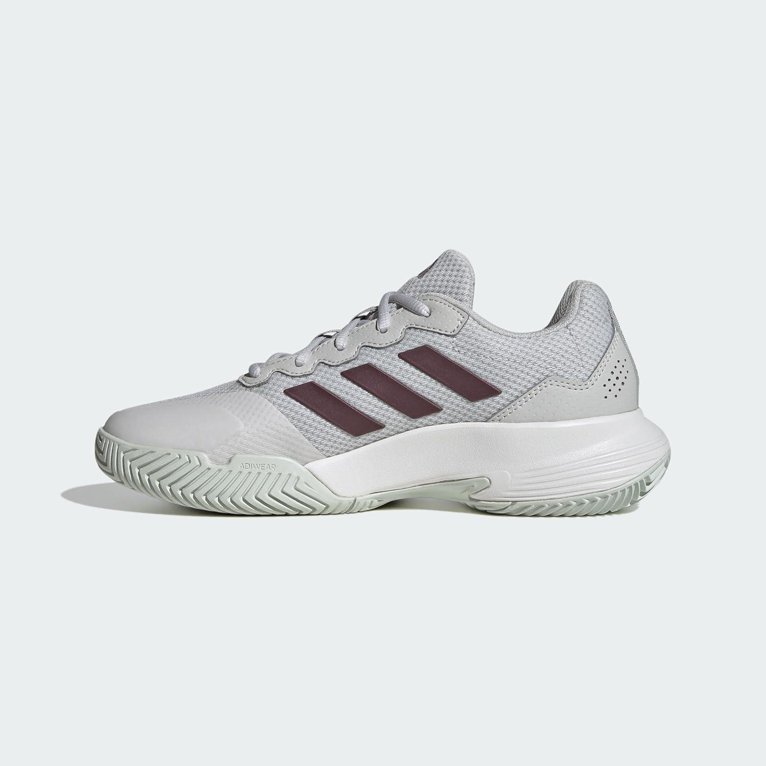 imageadidas Womens Gamecourt 2 WSneakerGreyAurora MetallicWhite