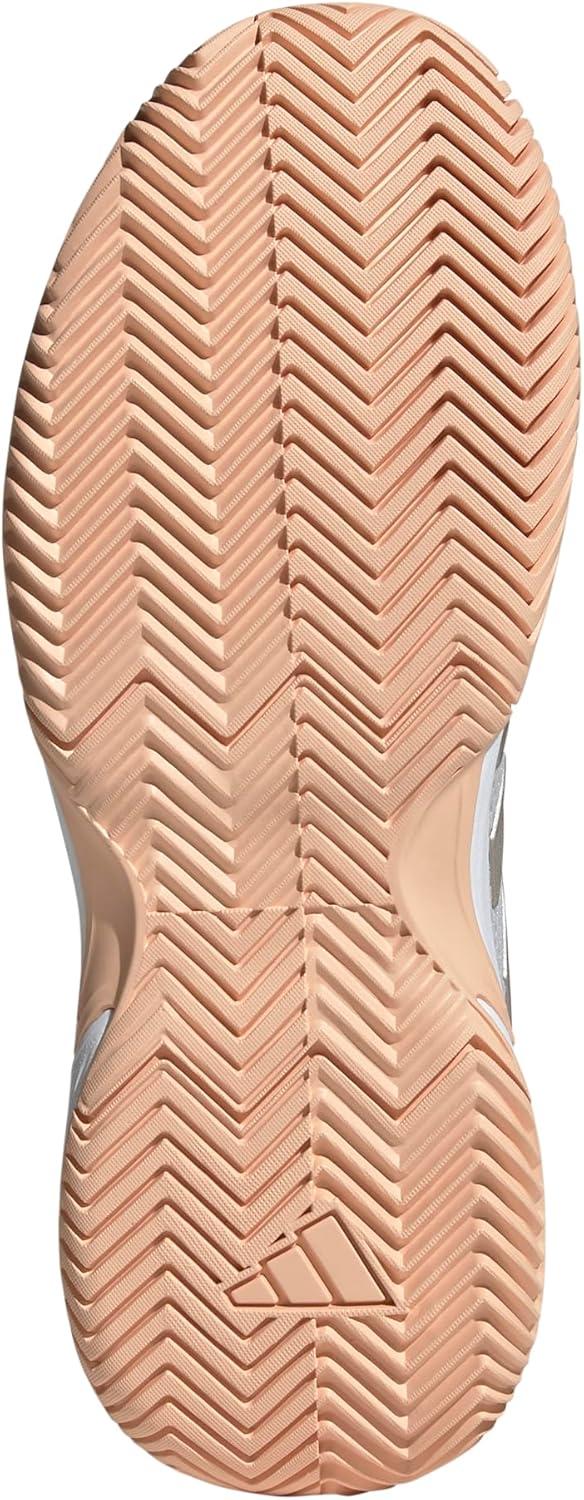 imageadidas Womens Gamecourt 2 WSneakerGreyCyber MetallicPowder Coral