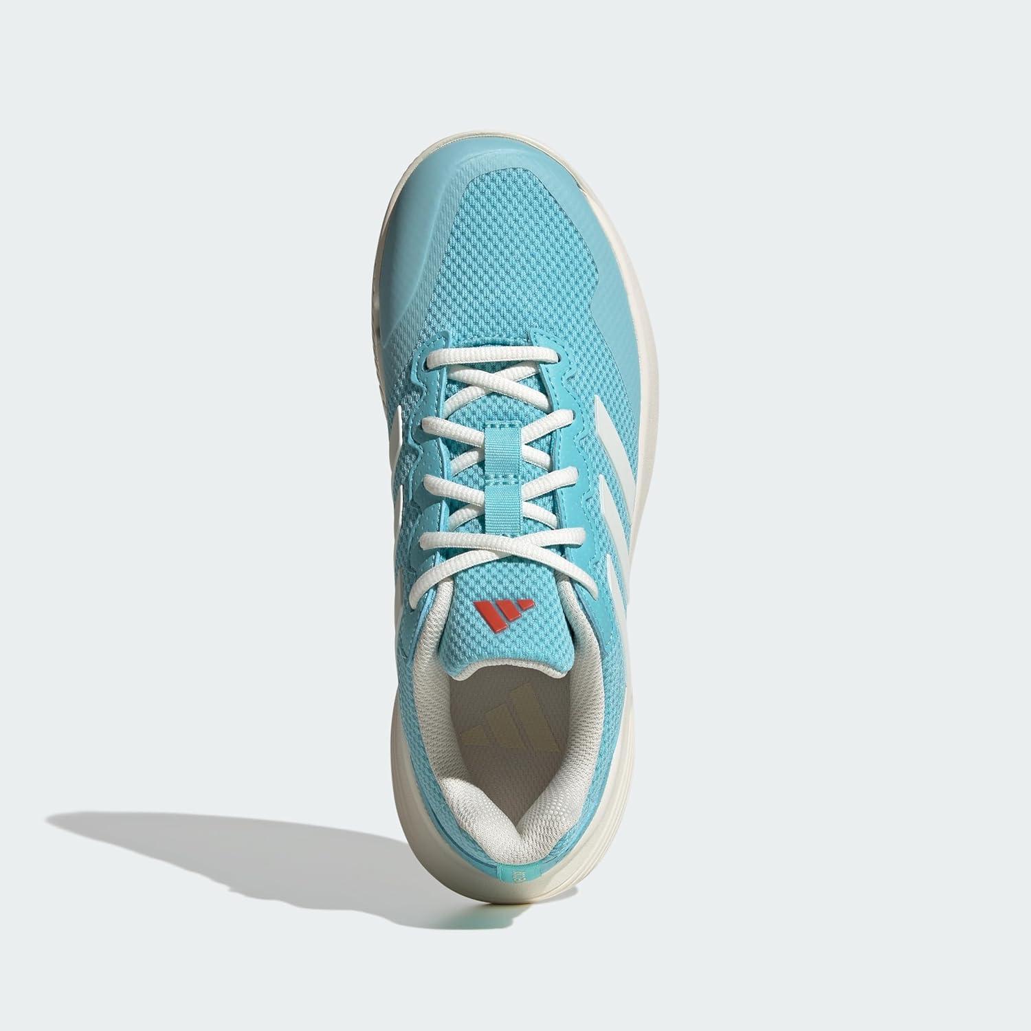 imageadidas Womens Gamecourt 2 WSneakerLight Aqua Off White Bright Red