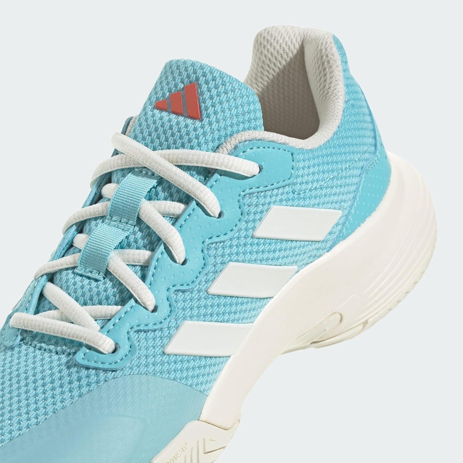 imageadidas Womens Gamecourt 2 WSneakerLight Aqua Off White Bright Red