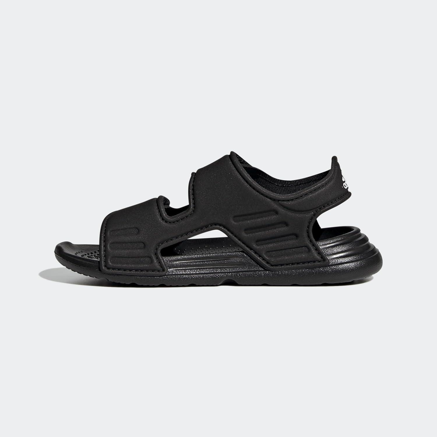 imageadidas unisexchild Water SandalBlackWhiteGrey