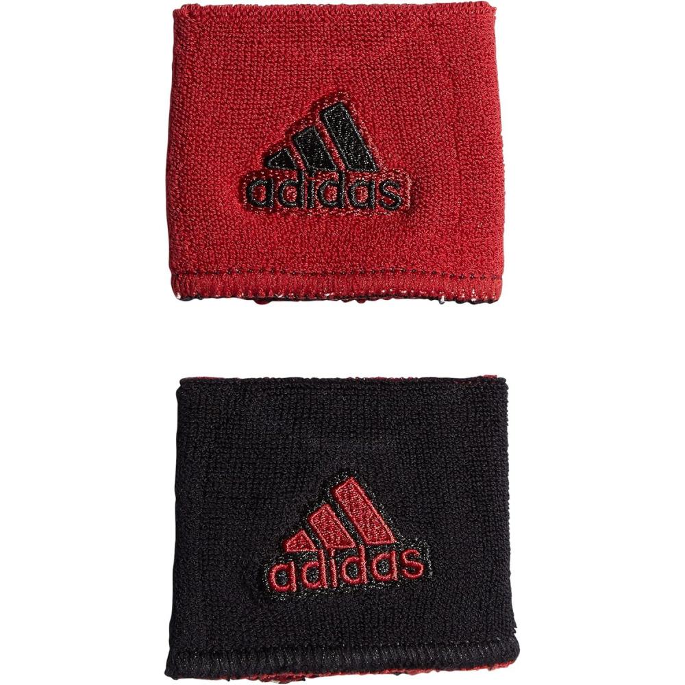 imageAdidas UnisexAdult Interval Reversible Wristband  Athletic Sweatband for Men and Women DiscontinuedBlackTeam Power Red