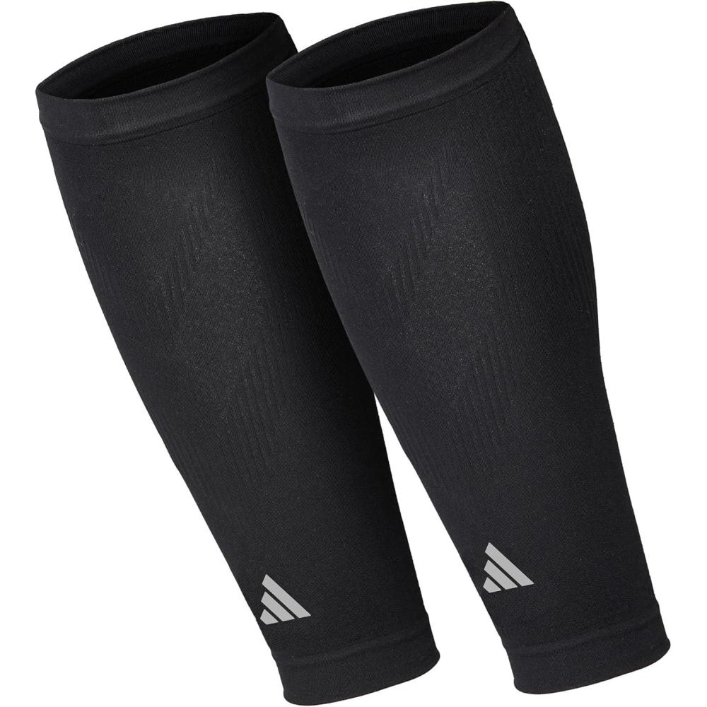 imageadidas Aeroready Compression Calf Sleeves Lightweight MoistureWicking Calf Compression SleevesBlack V1