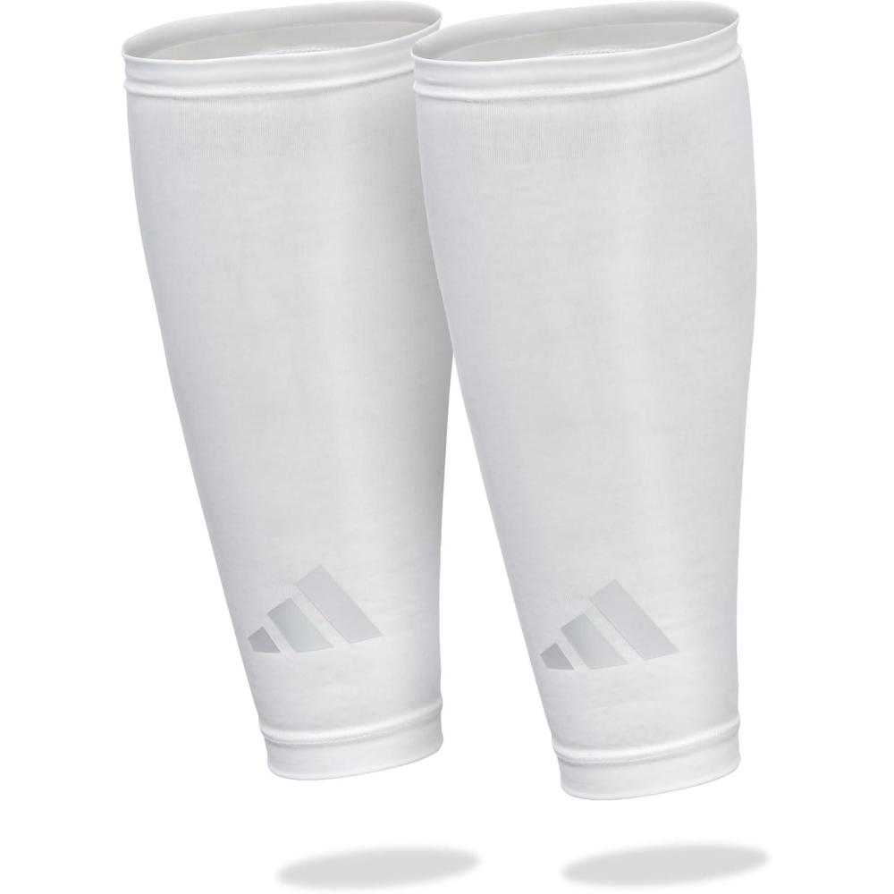 imageadidas Aeroready Compression Calf Sleeves Lightweight MoistureWicking Calf Compression SleevesWhite