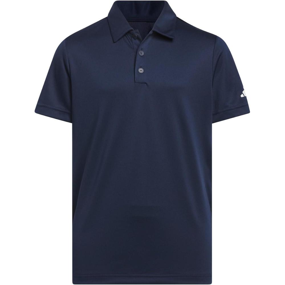 imageadidas Boys Performance Golf Polo ShirtCollegiate Navy