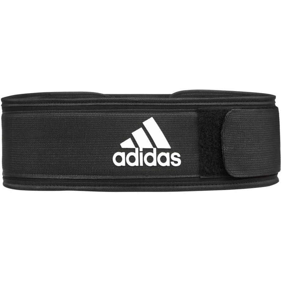 imageadidas Essential Weightlifting Belt FoamCore Powerlifting Belt with Secure FasteningEssential