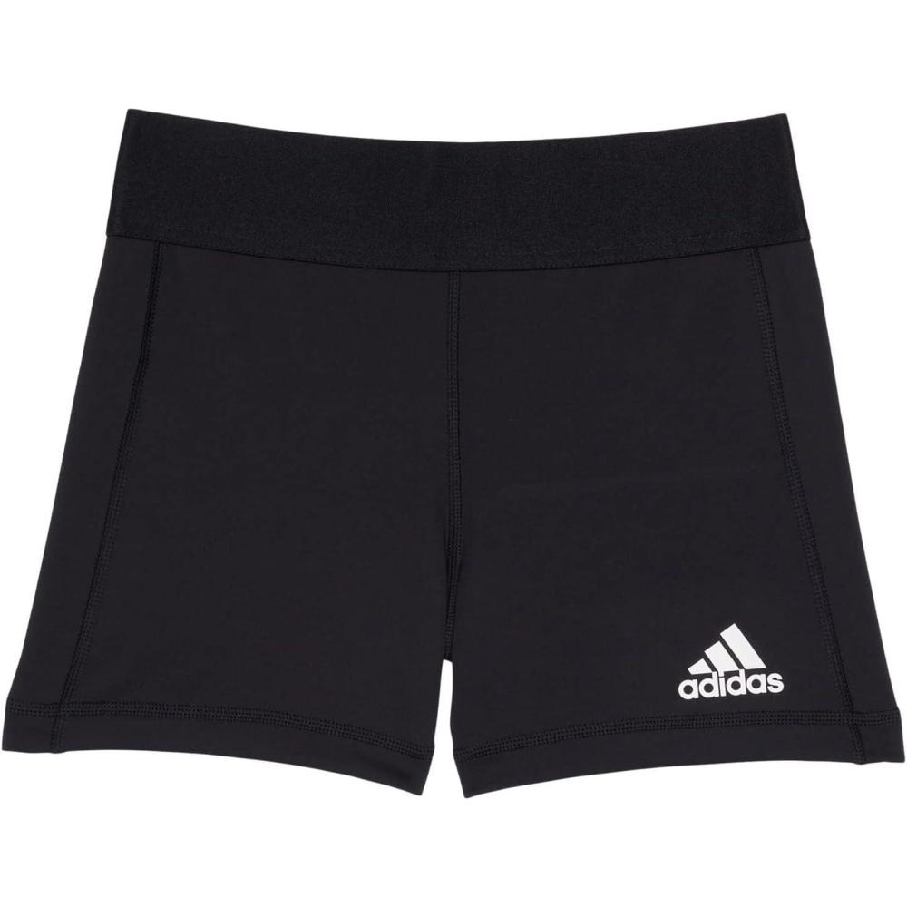 imageadidas Girls Alphaskin Volleyball ShortsBlackWhite