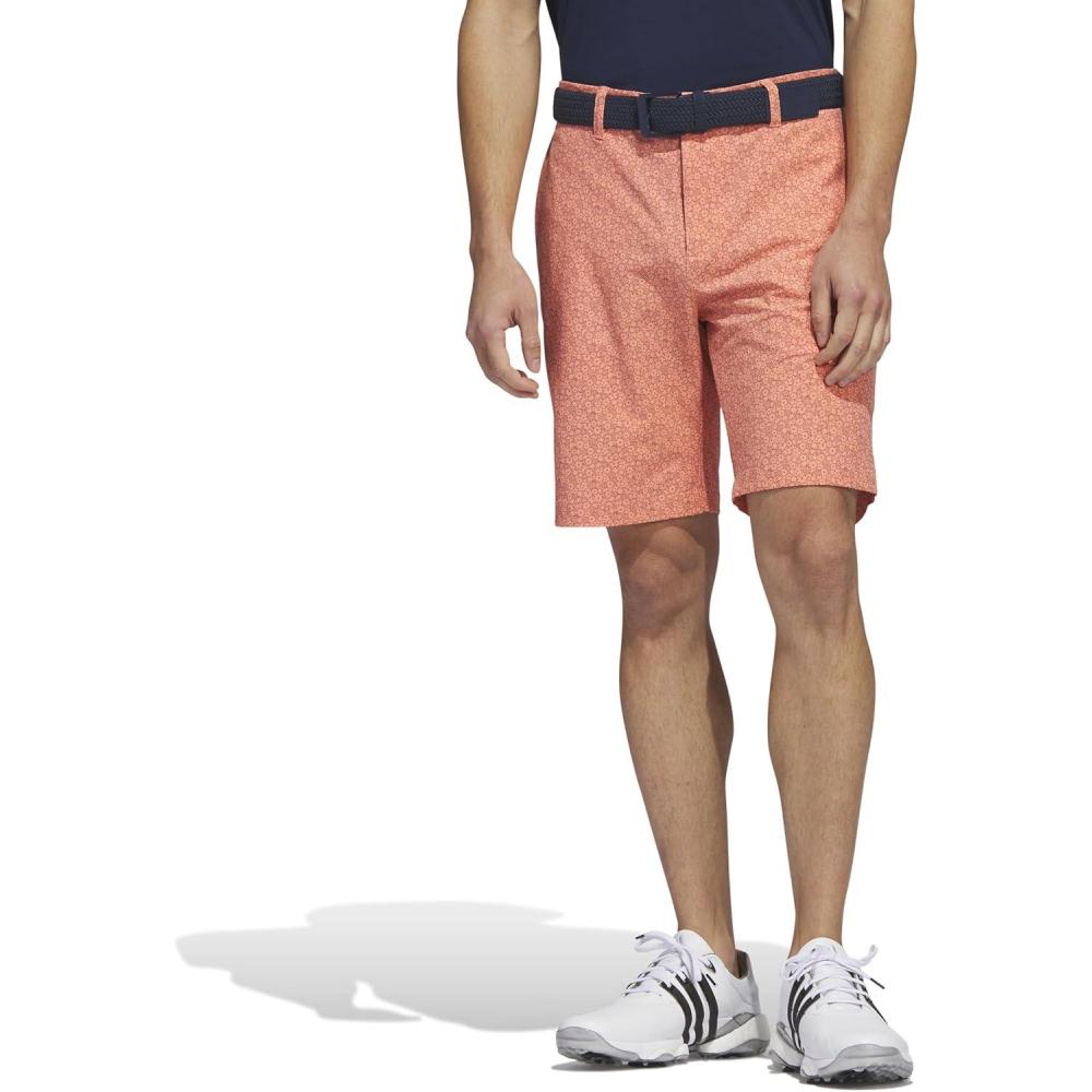 imageadidas Golf Mens Ultimate 365 9quot Inseam Shorts 2019 ModelCoral FusionOlive Strata