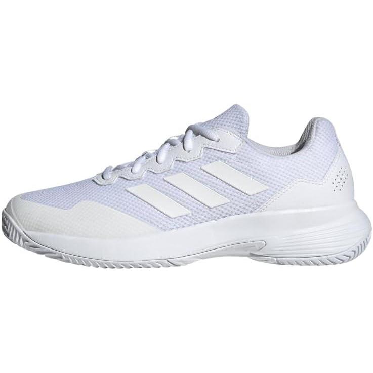 imageadidas Mens Gamecourt 2 Tennis ShoesFtwr White Ftwr White Matte Silver