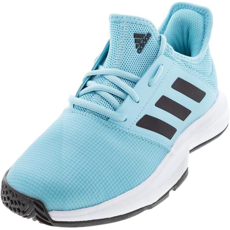 imageadidas Mens Gamecourt 2 Tennis ShoesHazy SkyBlackWhite