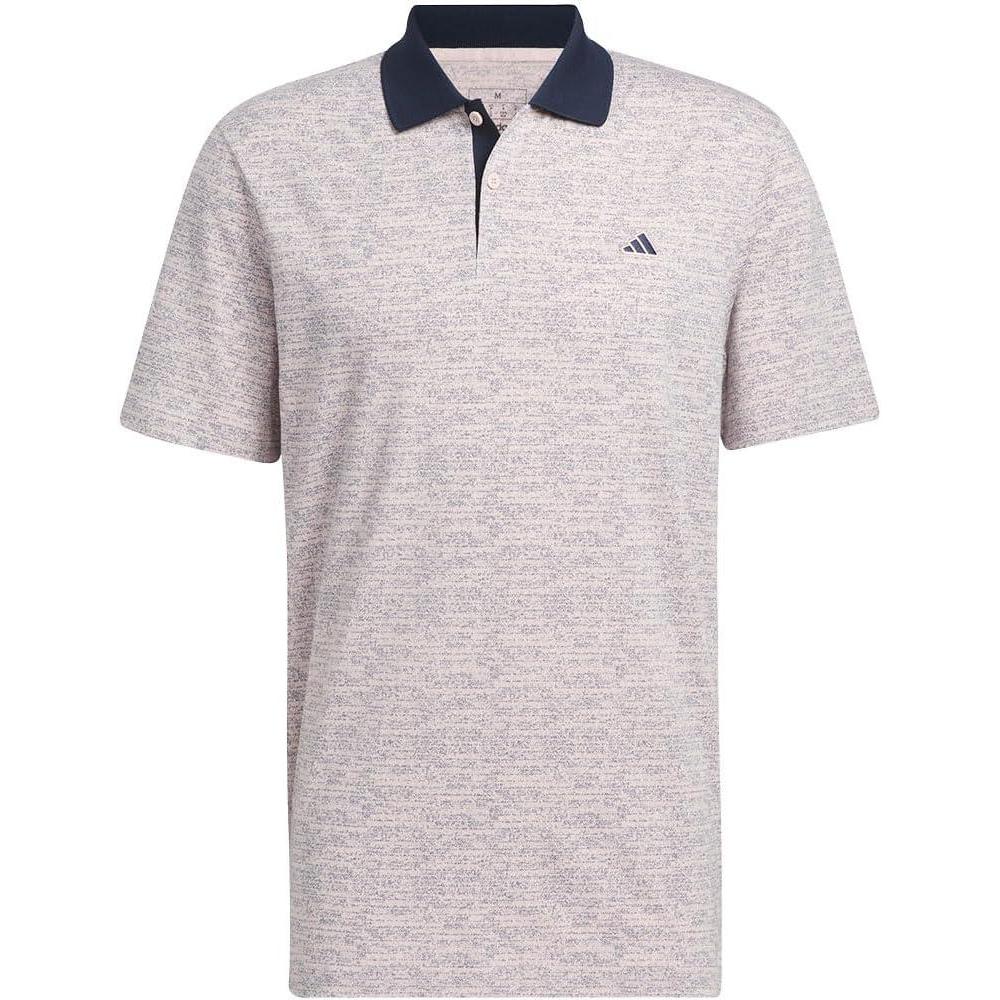 imageadidas Mens GoTo Printed Golf Polo ShirtSandy Pink