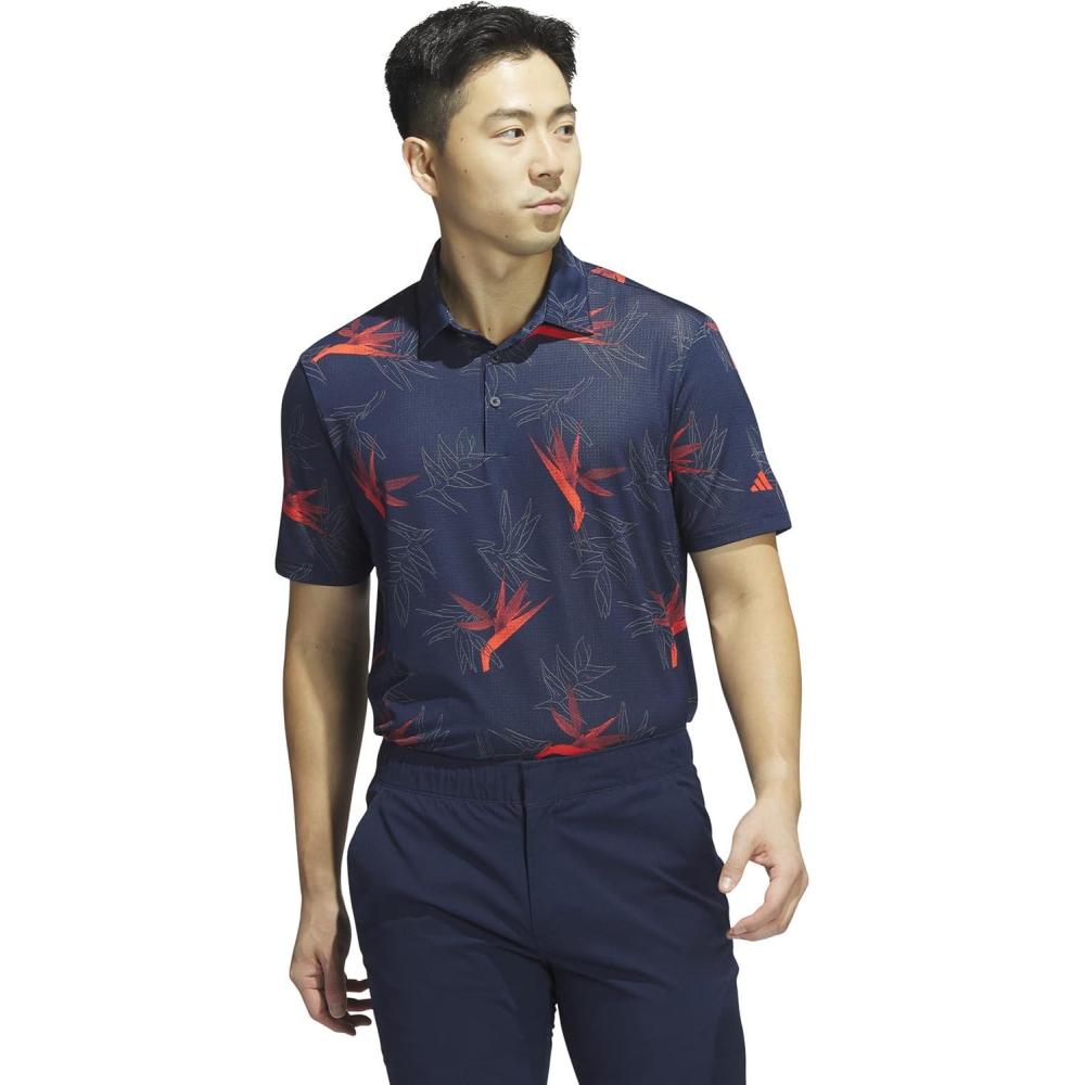 imageadidas Mens Oasis Mesh Polo ShirtCollegiate Navy