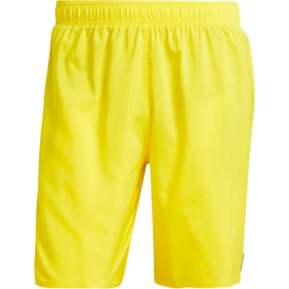 imageadidas Mens Solid Classics Short Length Swim ShortsYellowBlack