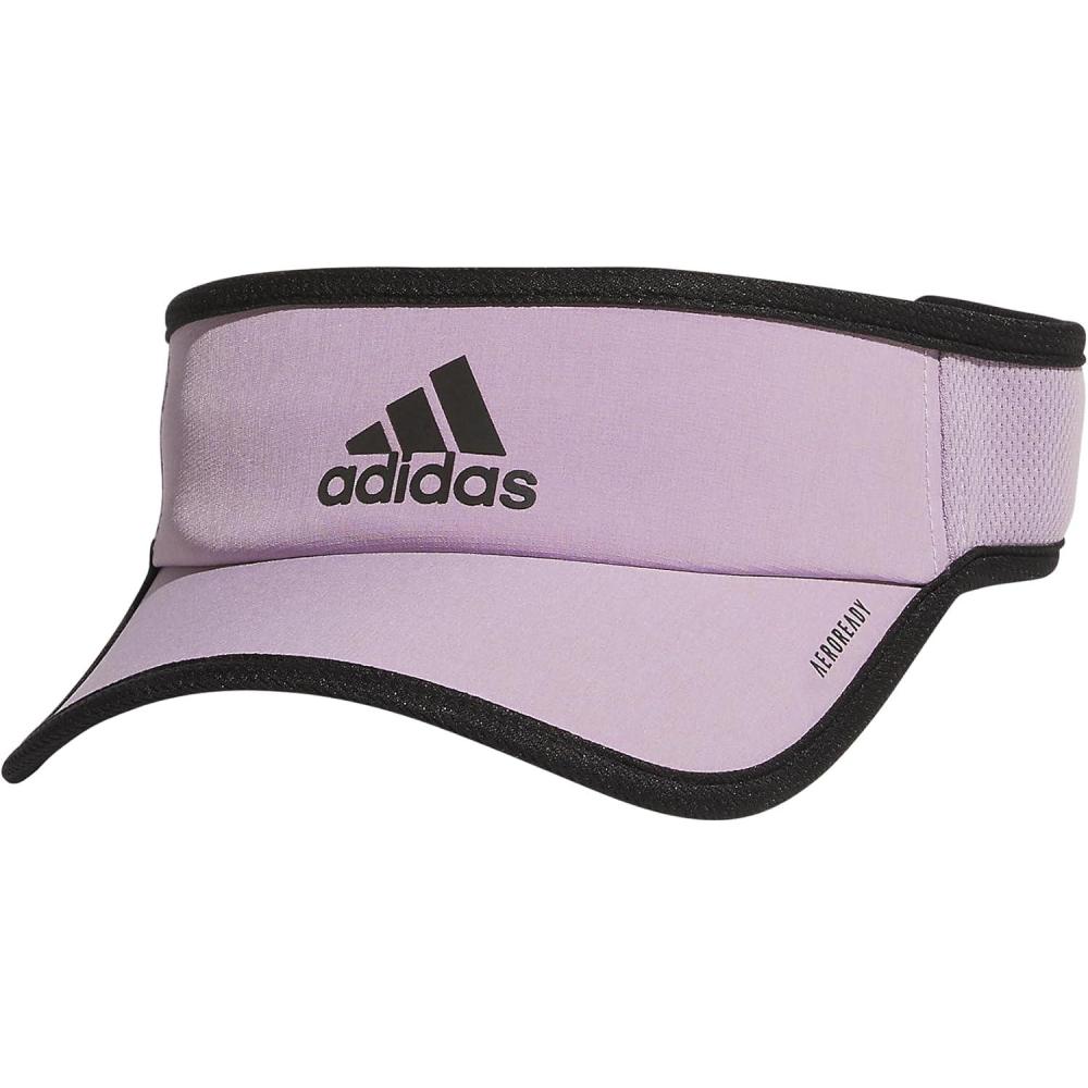 imageadidas Mens Superlite Adjustable Fit Sport Performance Visor20Preloved Fig PurpleBlack