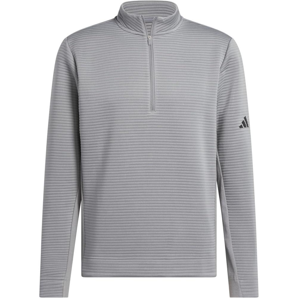 imageadidas Mens Ultimate365 DWR Textured QuarterZip PulloverGrey Three