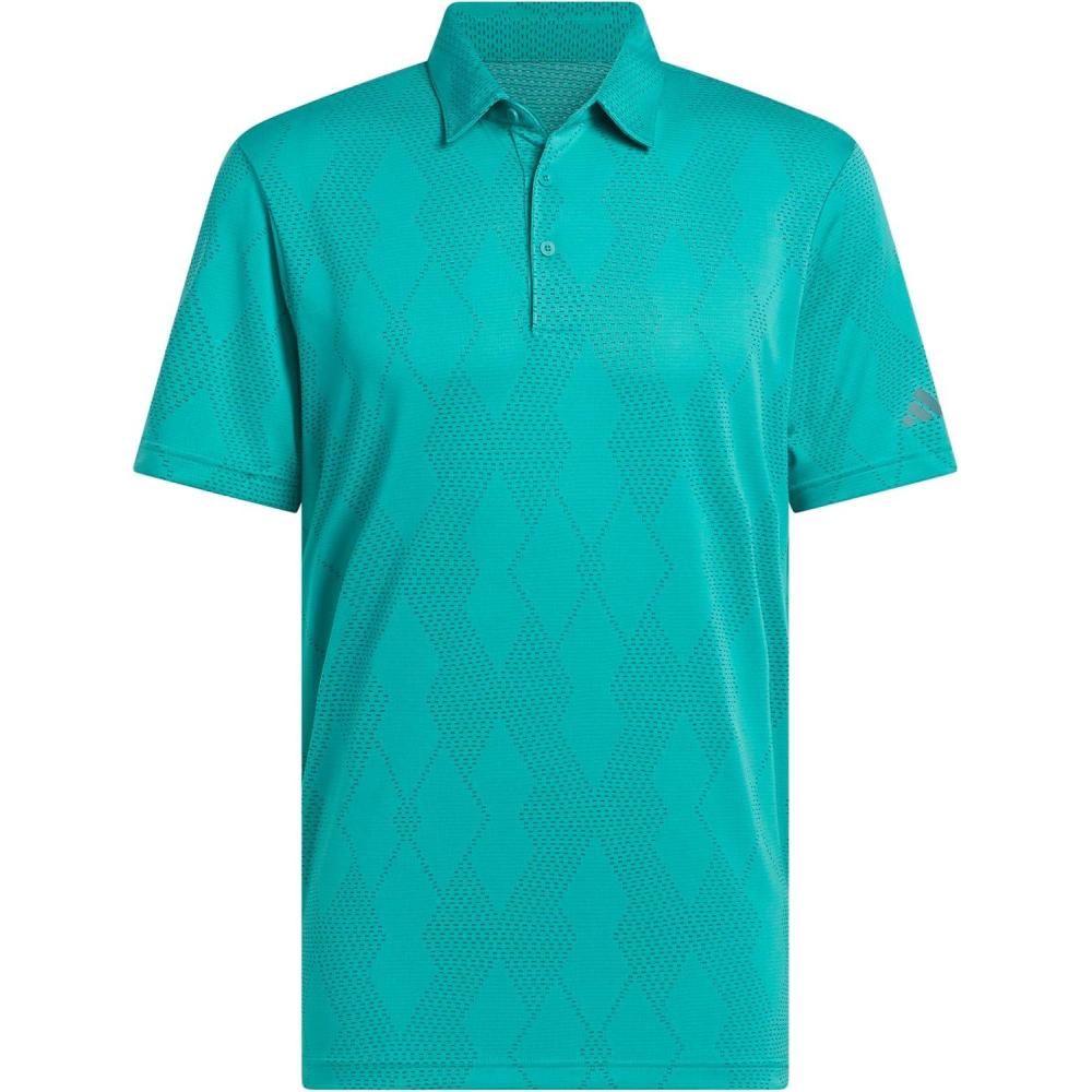 imageadidas Mens Ultimate365 Micro Texture Polo ShirtPure Teal