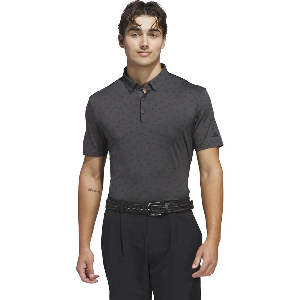 imageadidas Mens Ultimate365 Novelty Polo ShirtCarbon S18